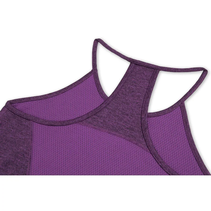 TCA Switch Up Reversible Womens Running Vest Tank Top - Purple