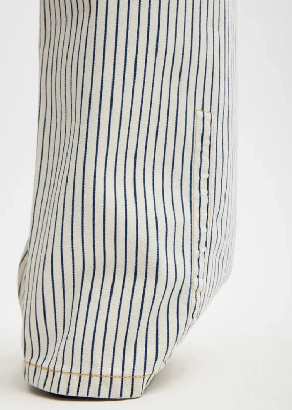 Tibi Stone Washed Striped Denim Sid Jean