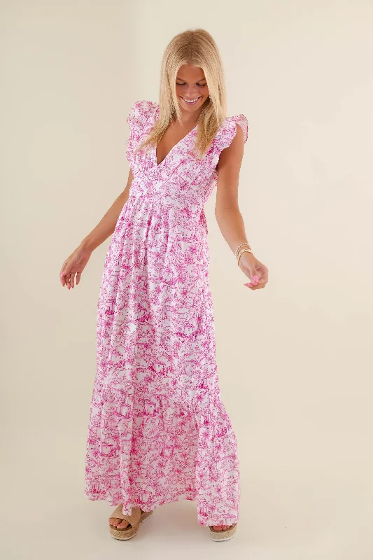 Travel Wide And Far Maxi Dress