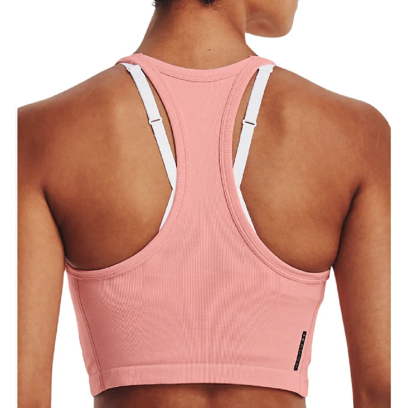 Under Armour Rush Seamless Womens Training Crop Top - Pink