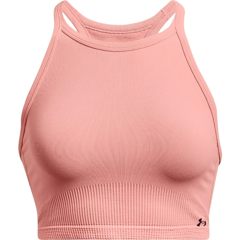 Under Armour Rush Seamless Womens Training Crop Top - Pink