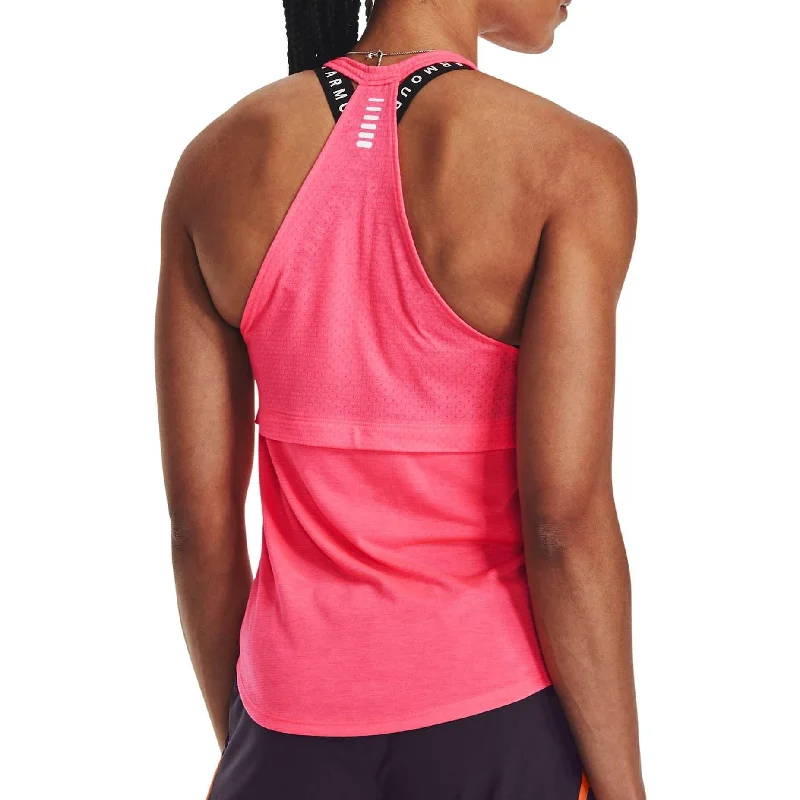 Under Armour Streaker Womens Running Vest Tank Top - Pink