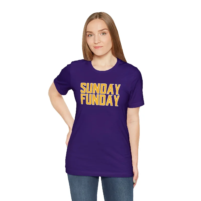 Unisex Jersey Short Sleeve Tee - SUNDAY FUNDAY