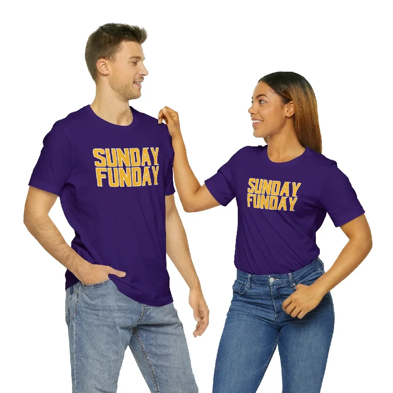 Unisex Jersey Short Sleeve Tee - SUNDAY FUNDAY