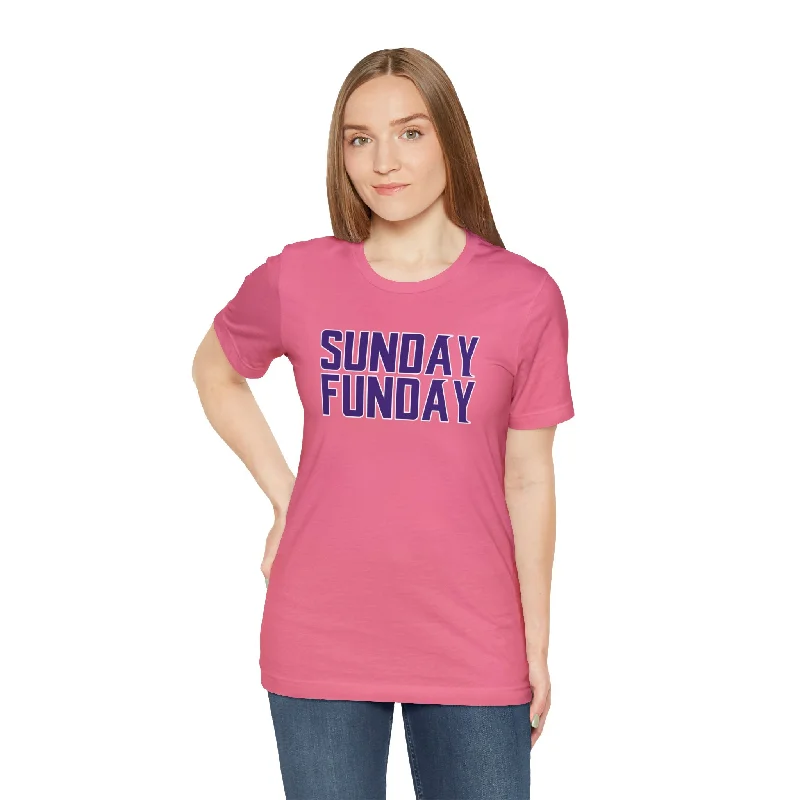 Unisex Jersey Short Sleeve Tee - SUNDAY FUNDAY