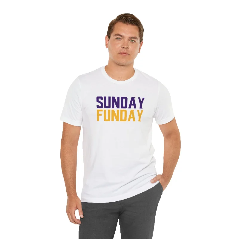 Unisex Jersey Short Sleeve Tee - SUNDAY FUNDAY