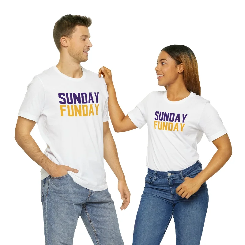 Unisex Jersey Short Sleeve Tee - SUNDAY FUNDAY