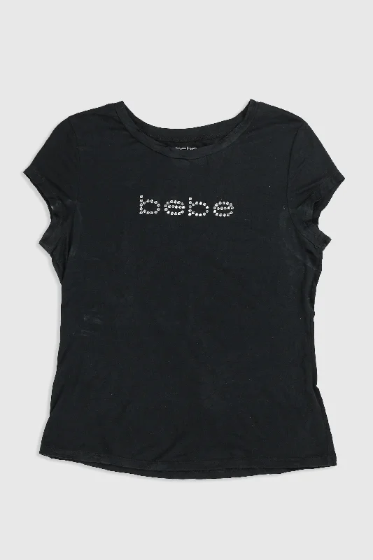 Vintage Bebe Rhinestone Tee - S