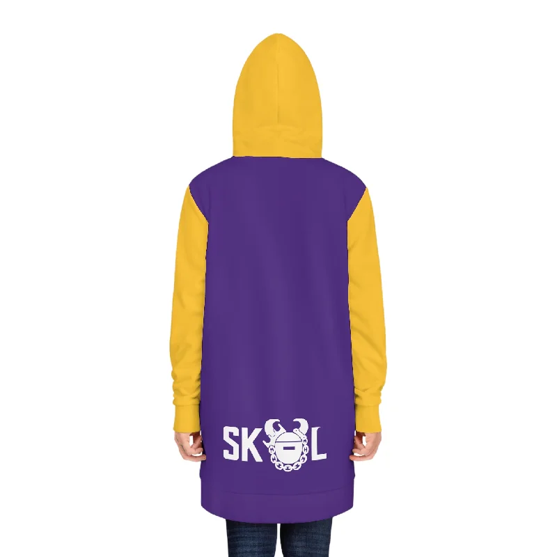 Hoodie Dress - Purple/Gold - Just ONE