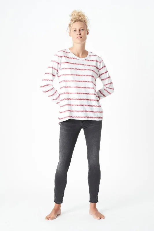 Xsmall / Crimson White Stripe