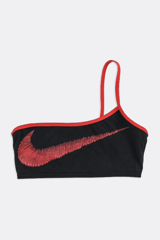 Rework Nike One Shoulder Bra Top - XS, S, M, L