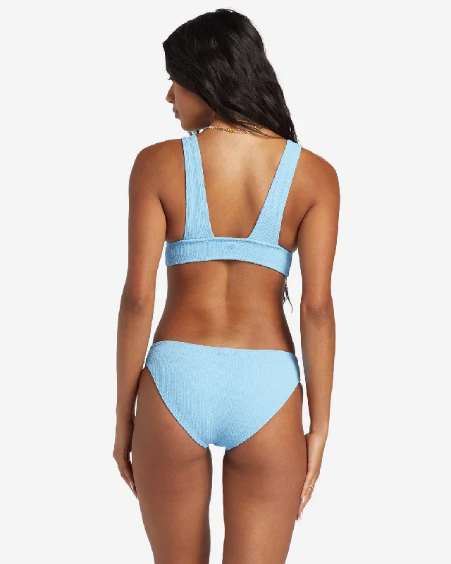 Sunrays Remi Plunge Bikini Top - Blue Dream