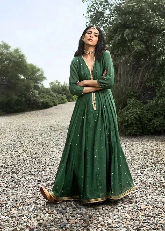 Green Ornamental dress