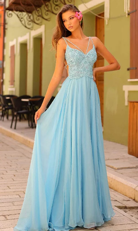 Amarra 94008 - Bead Embellished A-Line Evening Dress Tunics Leisure comfortable