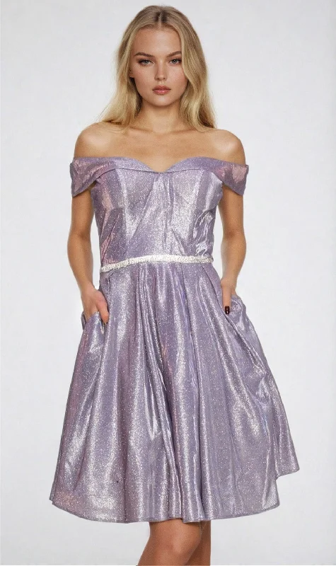 Cinderella Couture Short Party Dress 8012j Tunics Seasonal trendy