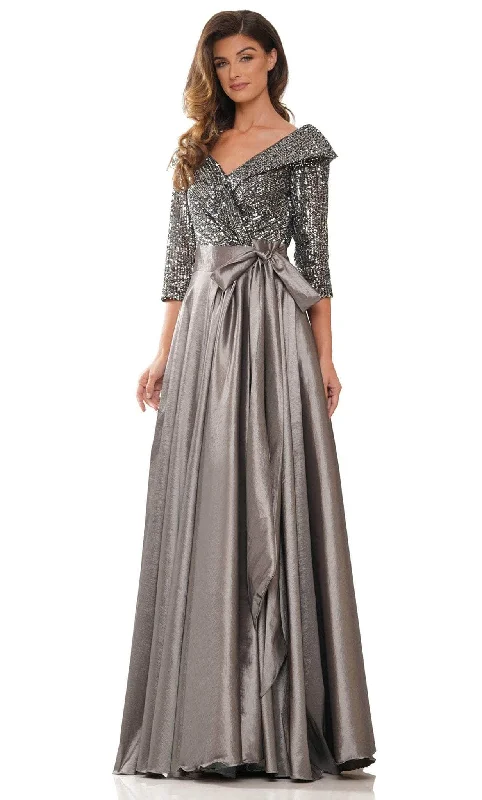 Colors Dress M317 - Quarter Sleeved Evening Dress Tunics Custom made