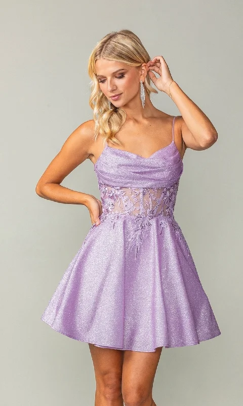 Dancing Queen Short Party Dress 3386 Tunics Solid Classic
