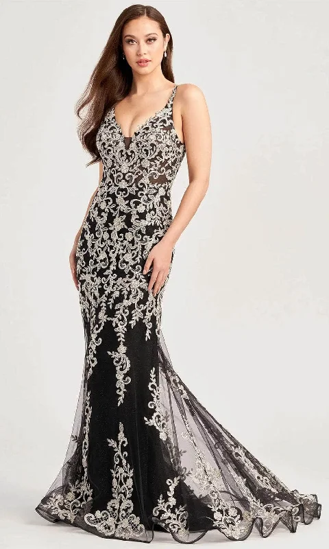 Ellie Wilde EW35071 - Fitted Trumpet Evening Dress Tunics Ceremony elegant