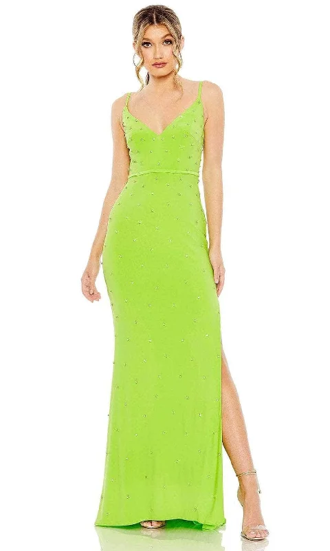 Ieena Duggal 67812 - Rhinestone Evening Dress Pencil Length Work