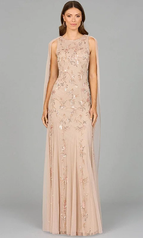 Lara Dresses 29086 - Cape Beaded Evening Dress Tunics Stylish elegant