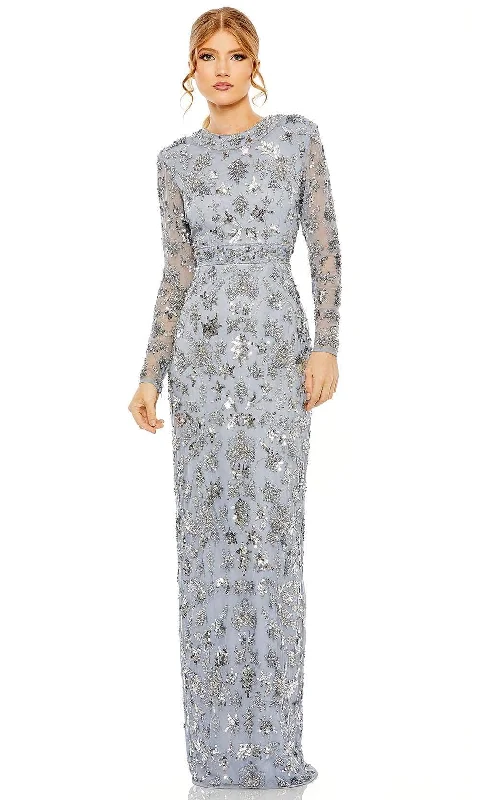 Mac Duggal 93939 - Long Sleeve Embellished Evening Dress Tunics Ceremony elegant