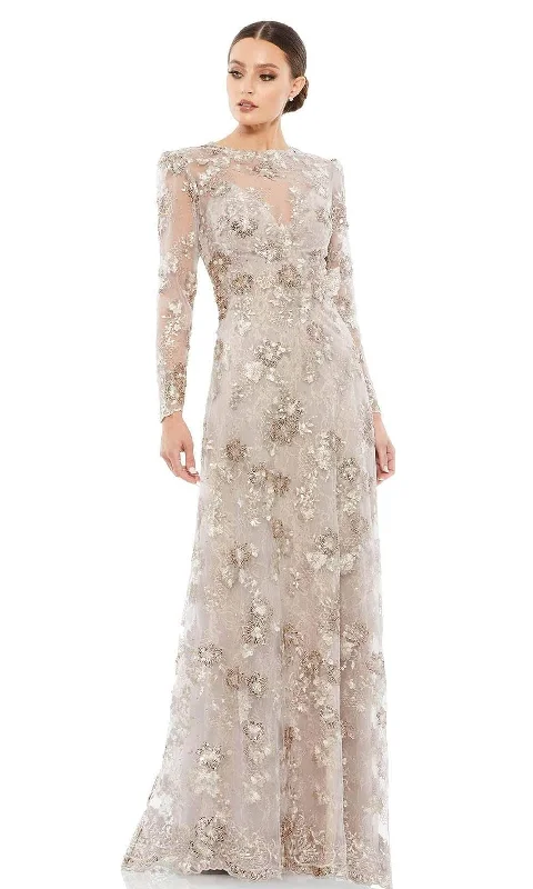Mac Duggal Evening - 67875D Illusion Jewel A-Line Evening Dress Tunics Practical durable