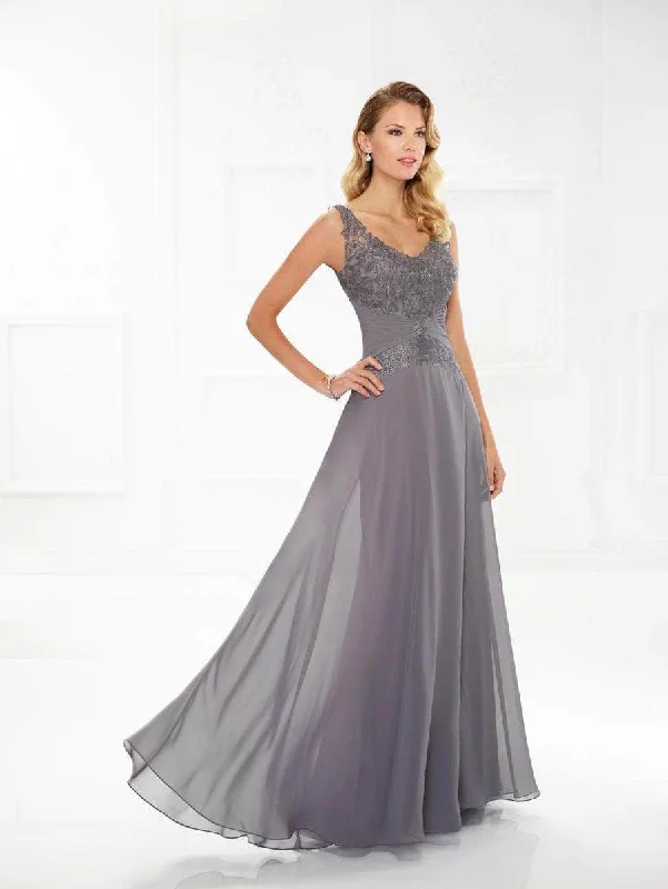 Montage by Mon Cheri - Embellished Chiffon Evening Dress 118976W Tunics Cozy soft