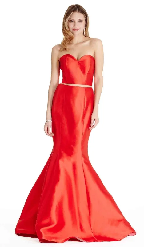 Trevi Collection - Two Piece Sweetheart Mermaid Evening Dress Turtleneck Warm Winter